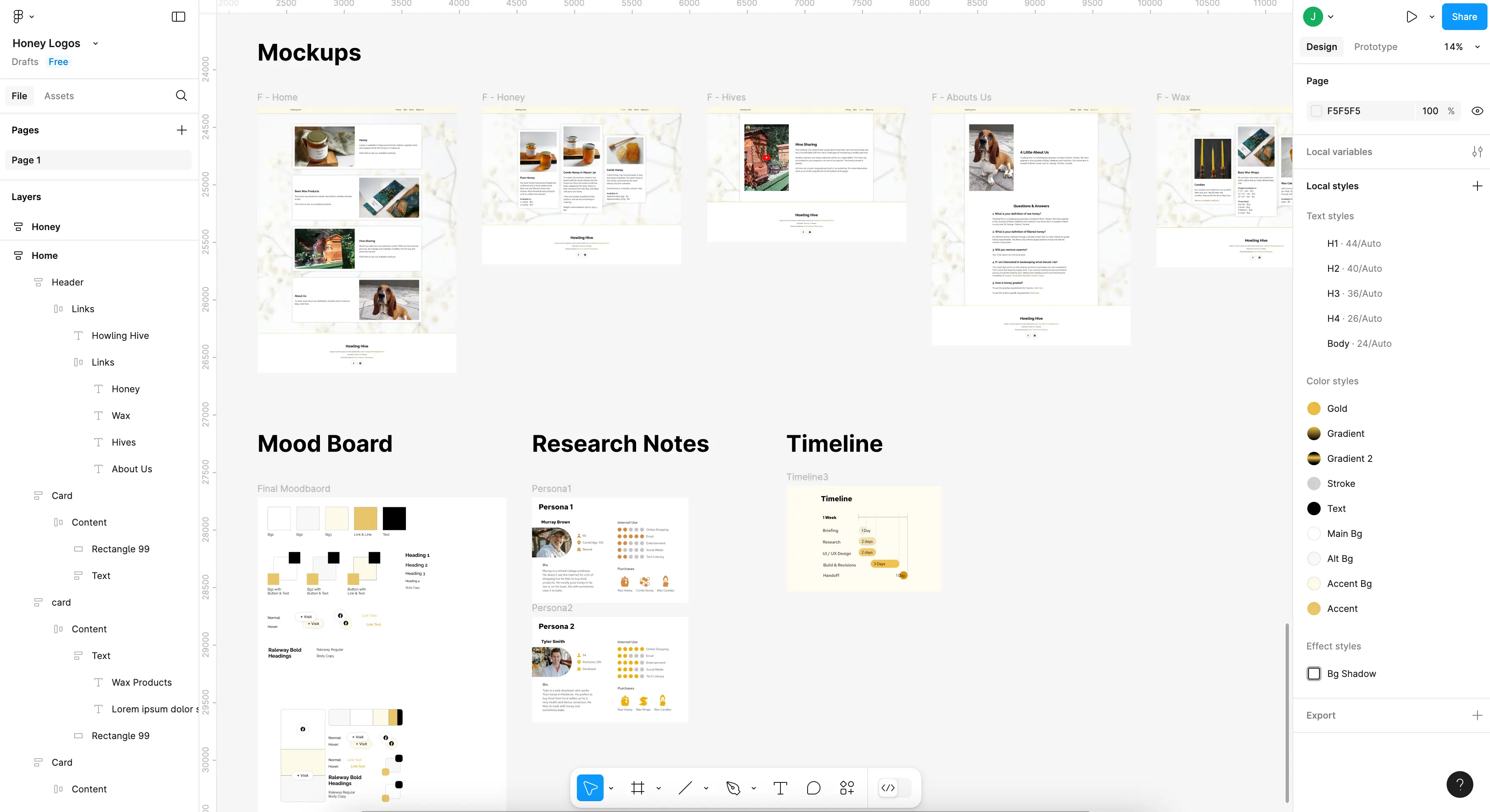 colorful mockups